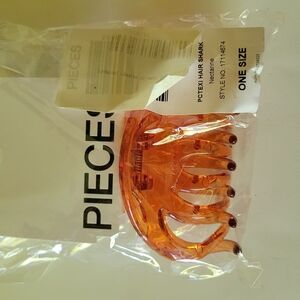 Pieces Orange Hair Claw Clip